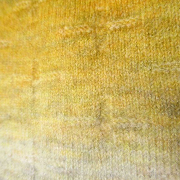 Anthropologie Pilcro Cropped Mock-Neck Sweater - Yellow Gray Ombre - XL - Picture 11 of 12